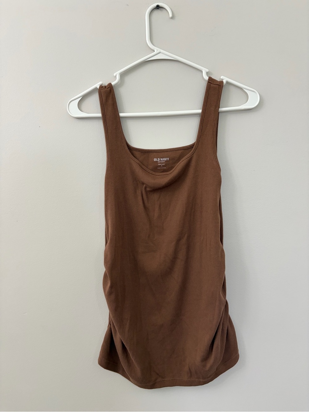 Old Navy maternity Women's Brown Ribbed Tank Top